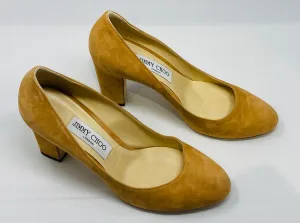 Jimmy Choo Billie Heel in Camel