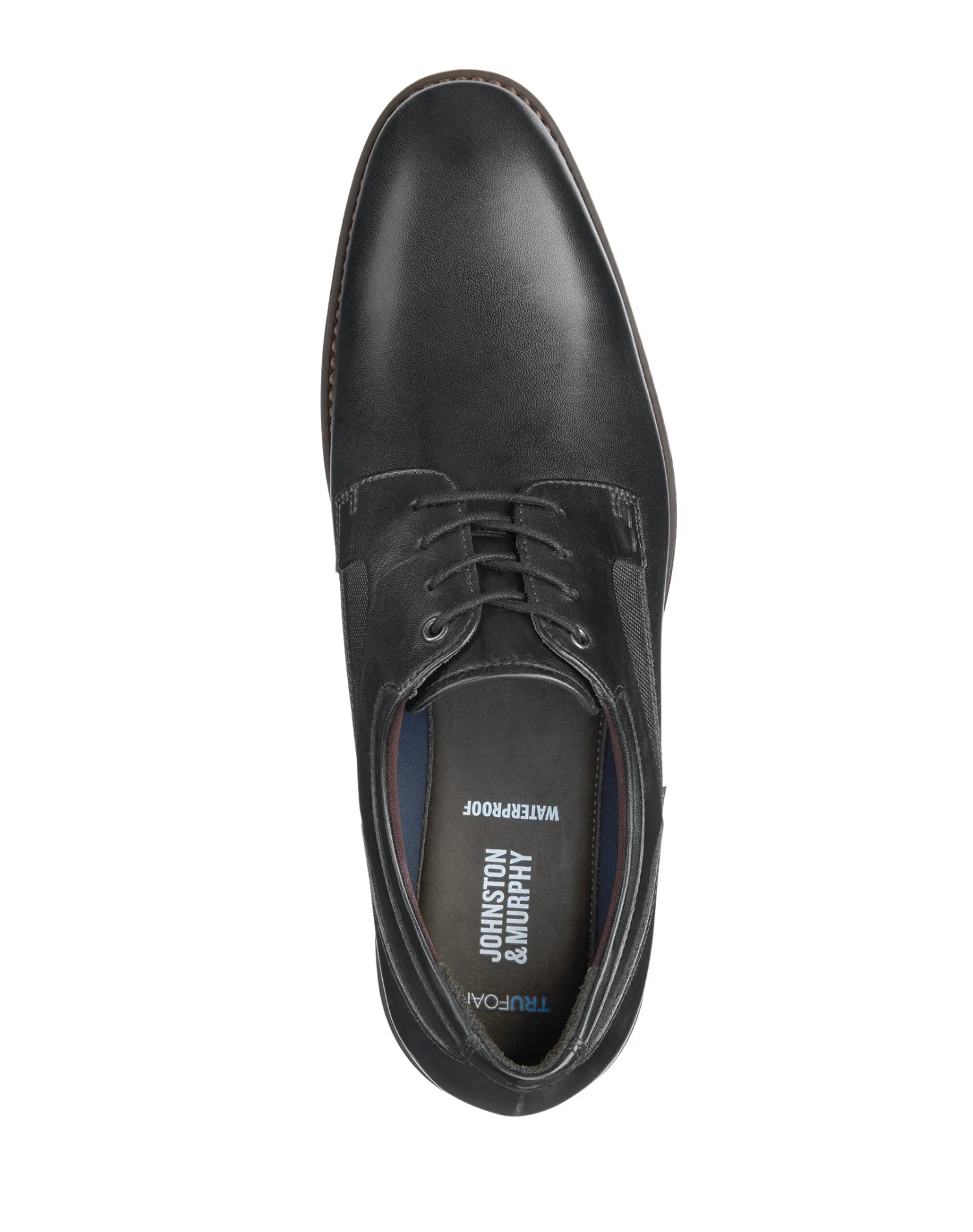 Johnston & Murphy Holcomb Plain Toe Shoe - Black