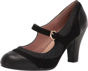 Journee Collection Womens Siri Pump Heels Shoes SIRI-PUMP Black 7M