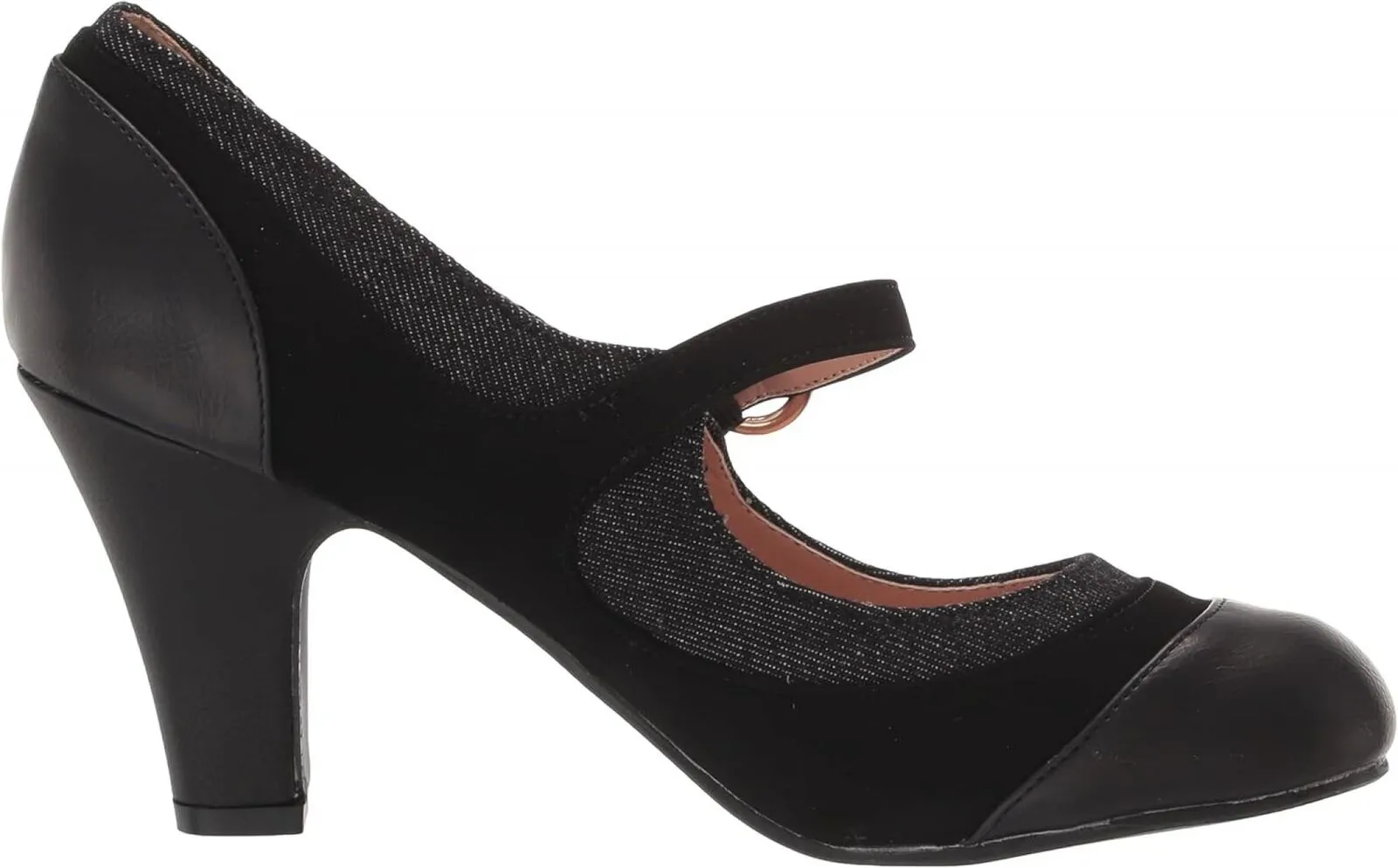 Journee Collection Womens Siri Pump Heels Shoes SIRI-PUMP Black 7M