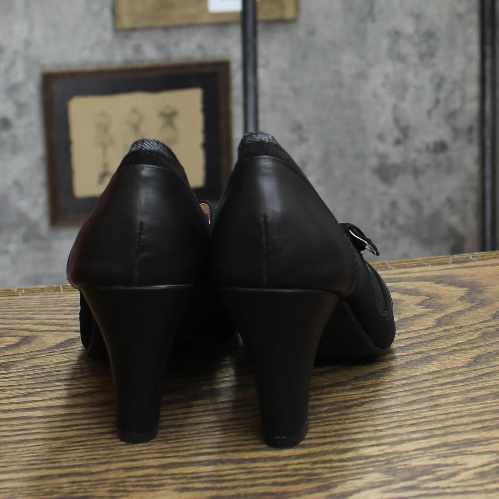 Journee Collection Womens Siri Pump Heels Shoes SIRI-PUMP Black 7M