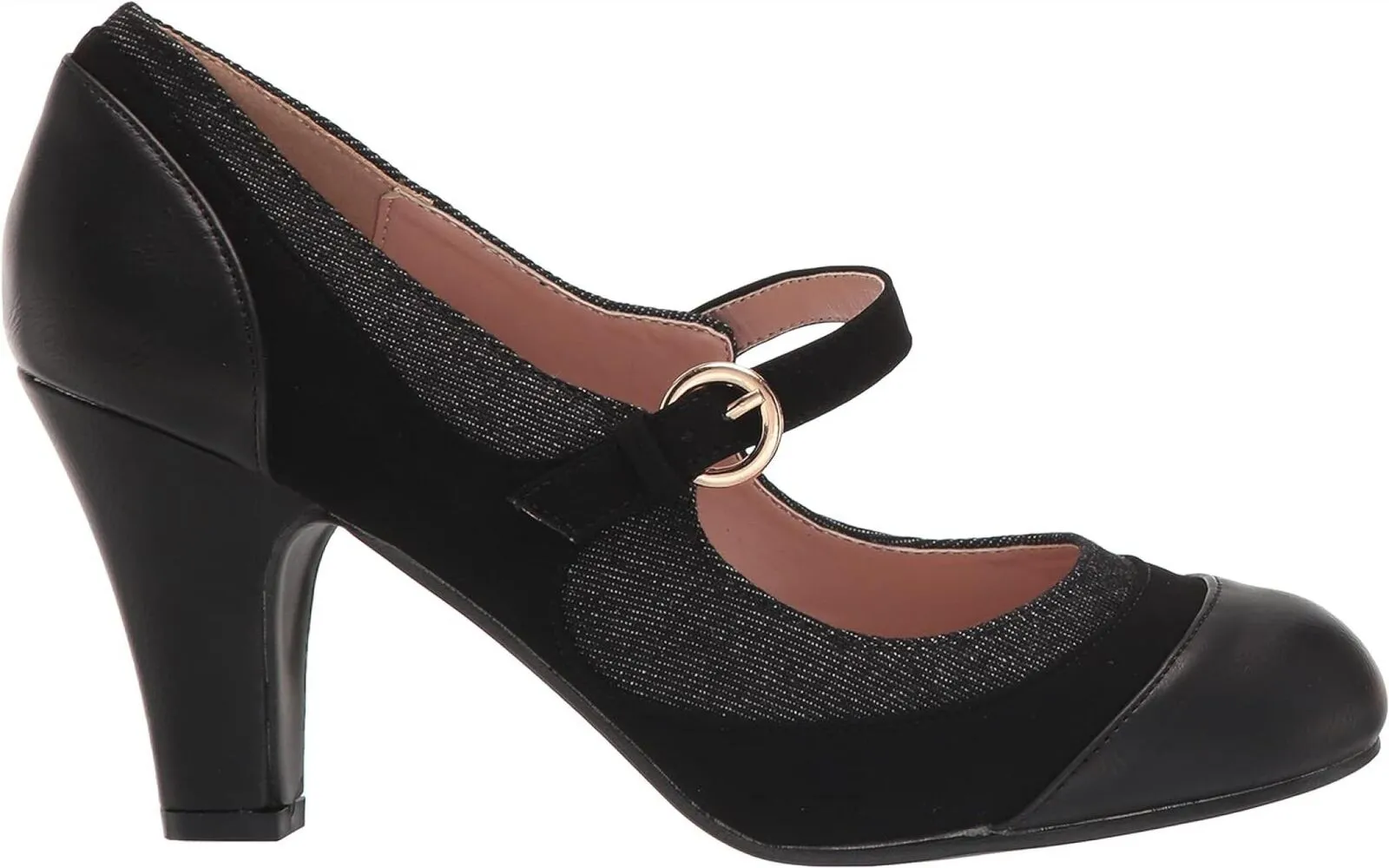 Journee Collection Womens Siri Pump Heels Shoes SIRI-PUMP Black 7M
