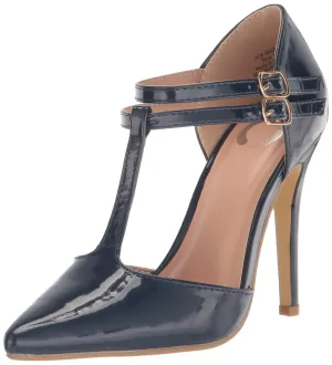 Journee Collection Women's TRU Pump, Navy, 10