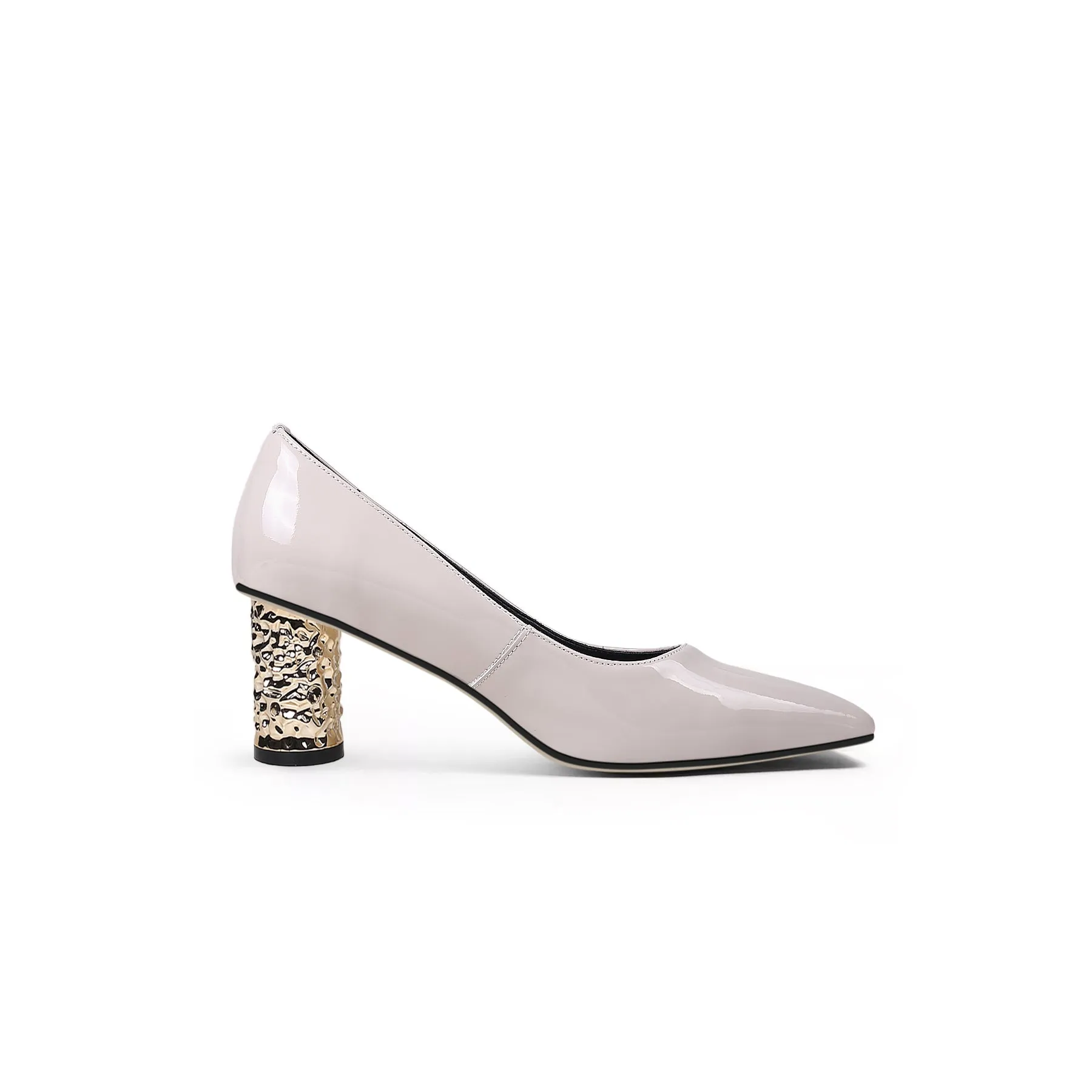 Jr Classic Embellished Heel Pump