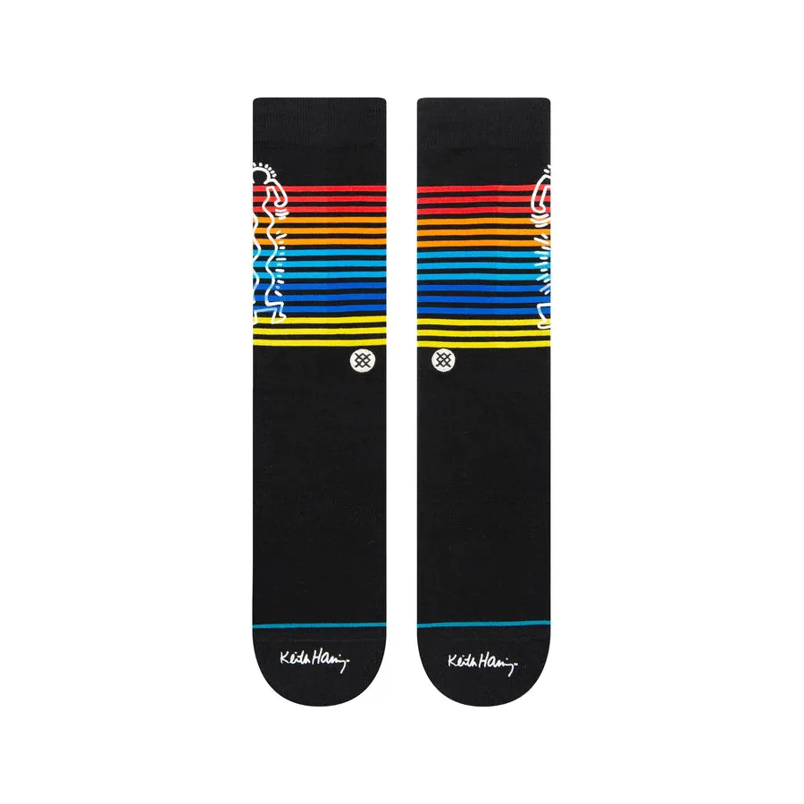 Keith Haring X Wiggles Crew Socks