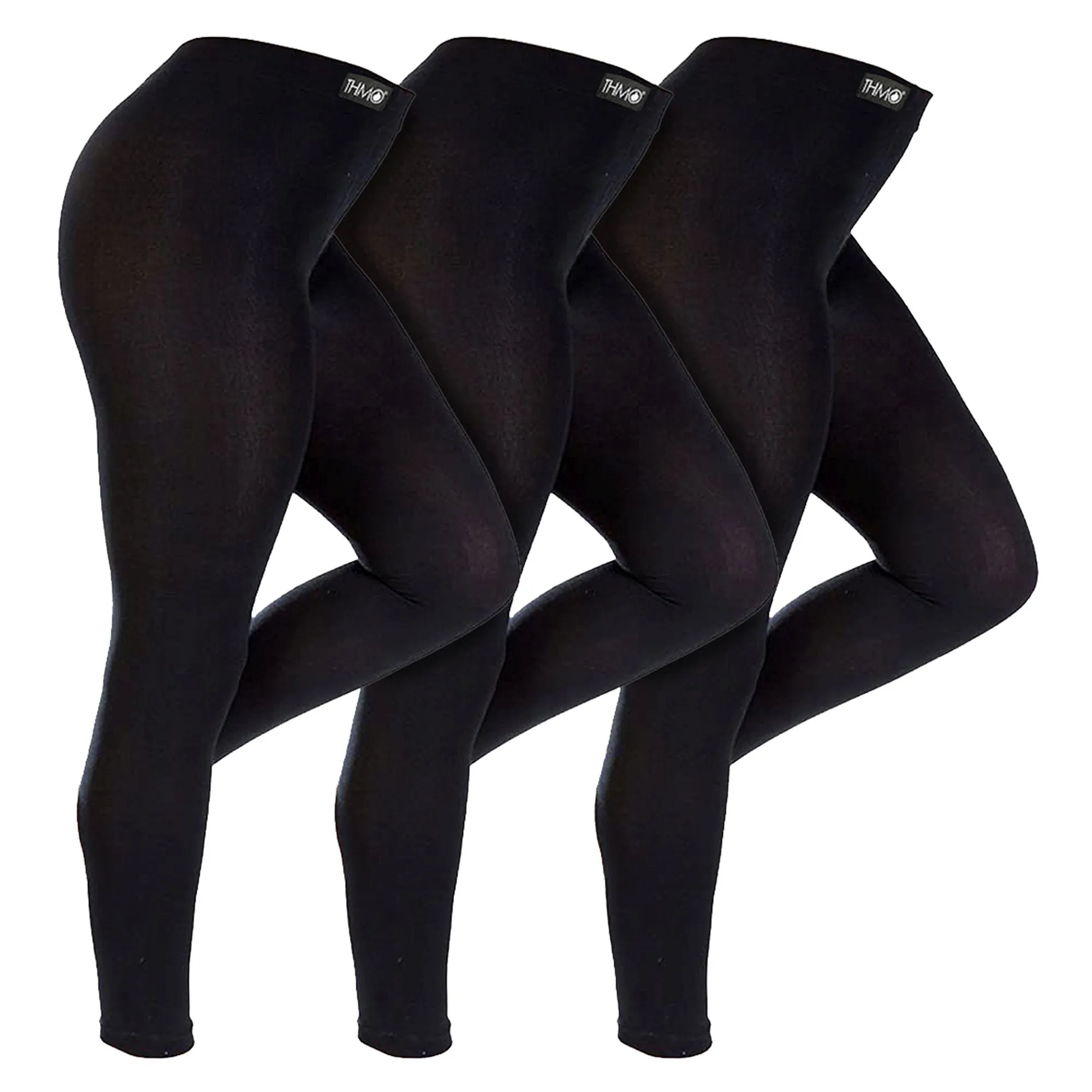 Kids 3 Pack Thermal Leggings with Thermal Brushed Inner