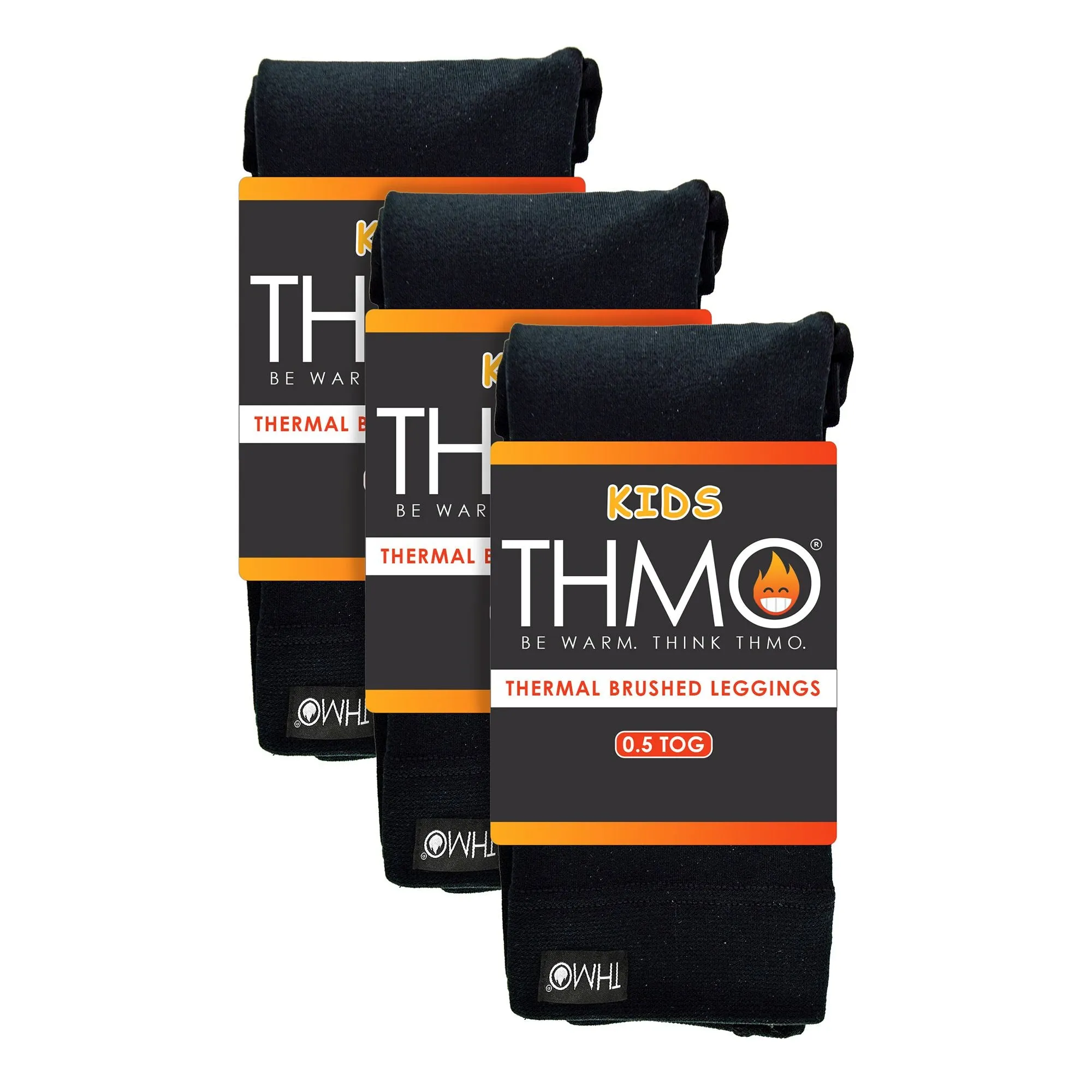 Kids 3 Pack Thermal Leggings with Thermal Brushed Inner