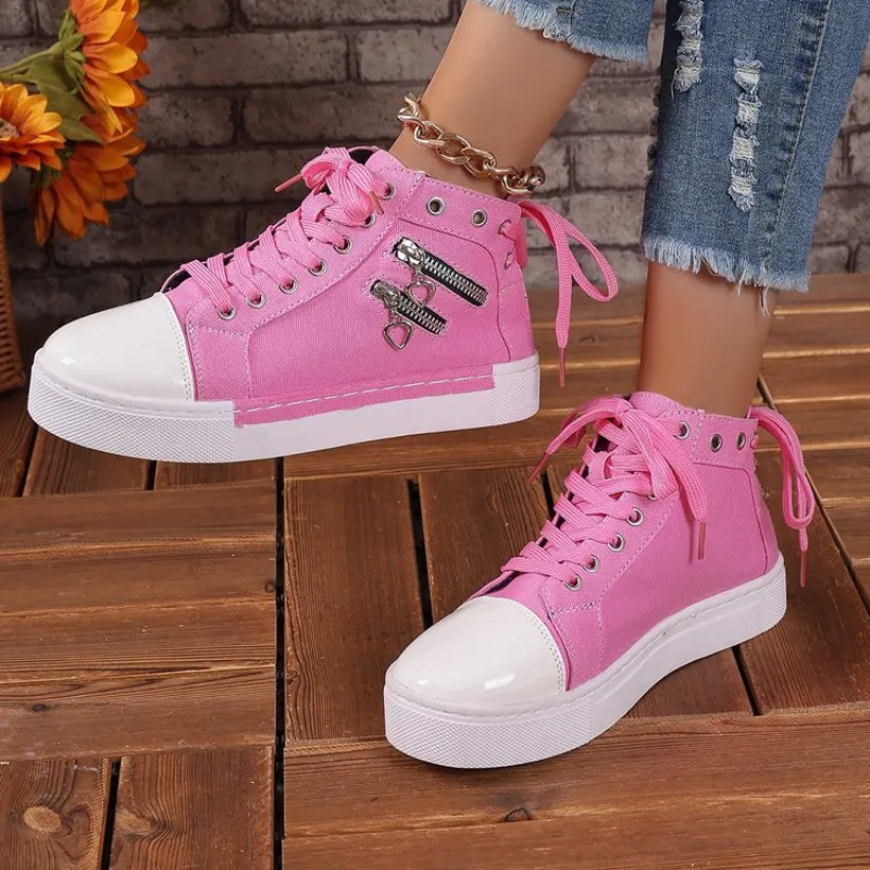 Kim™ | Orthopedic High Sneakers with Denim 1 1 FREE