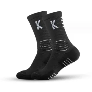 Klyng Unisex PowerStep Achilles Support Black Compression Socks