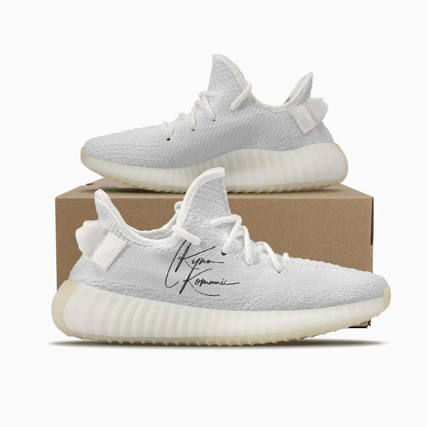 Komanii Mesh Knits - White