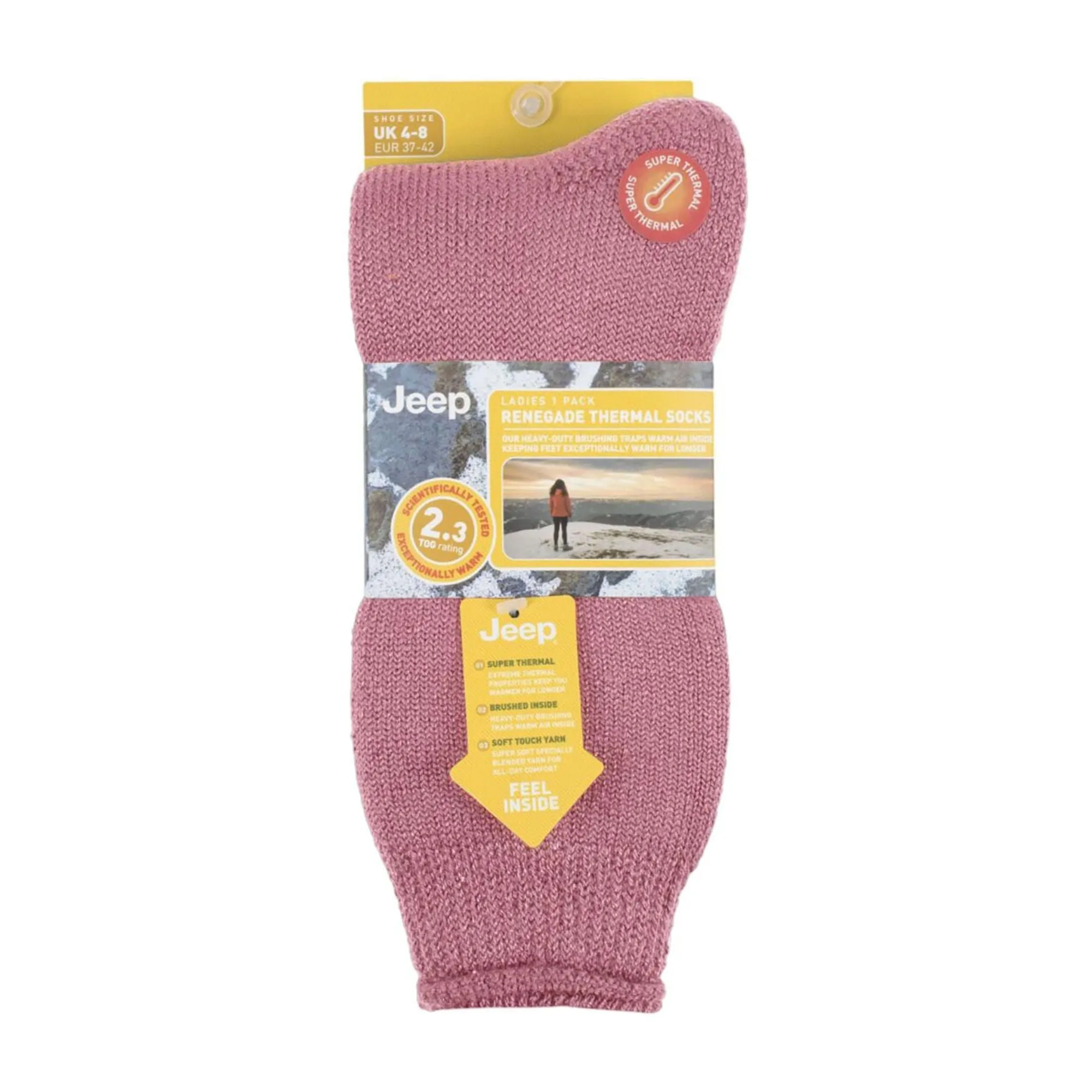 Ladies Luxury Breathable Thermal Boot Sock - 1 Pack