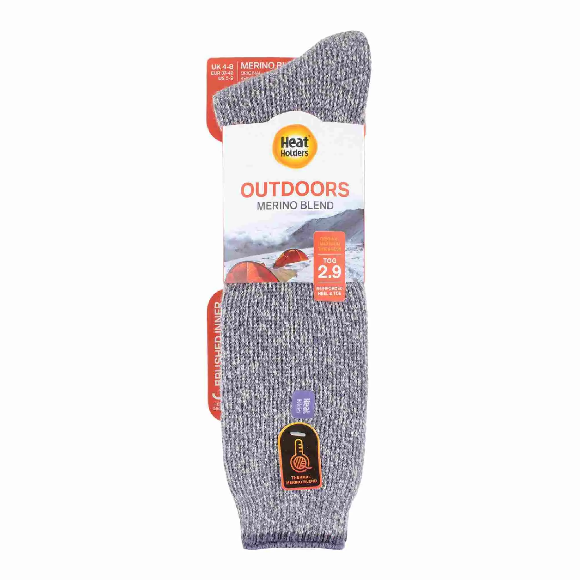 Ladies Outdoor Knee High Thermal Merino Wool Socks for Winter
