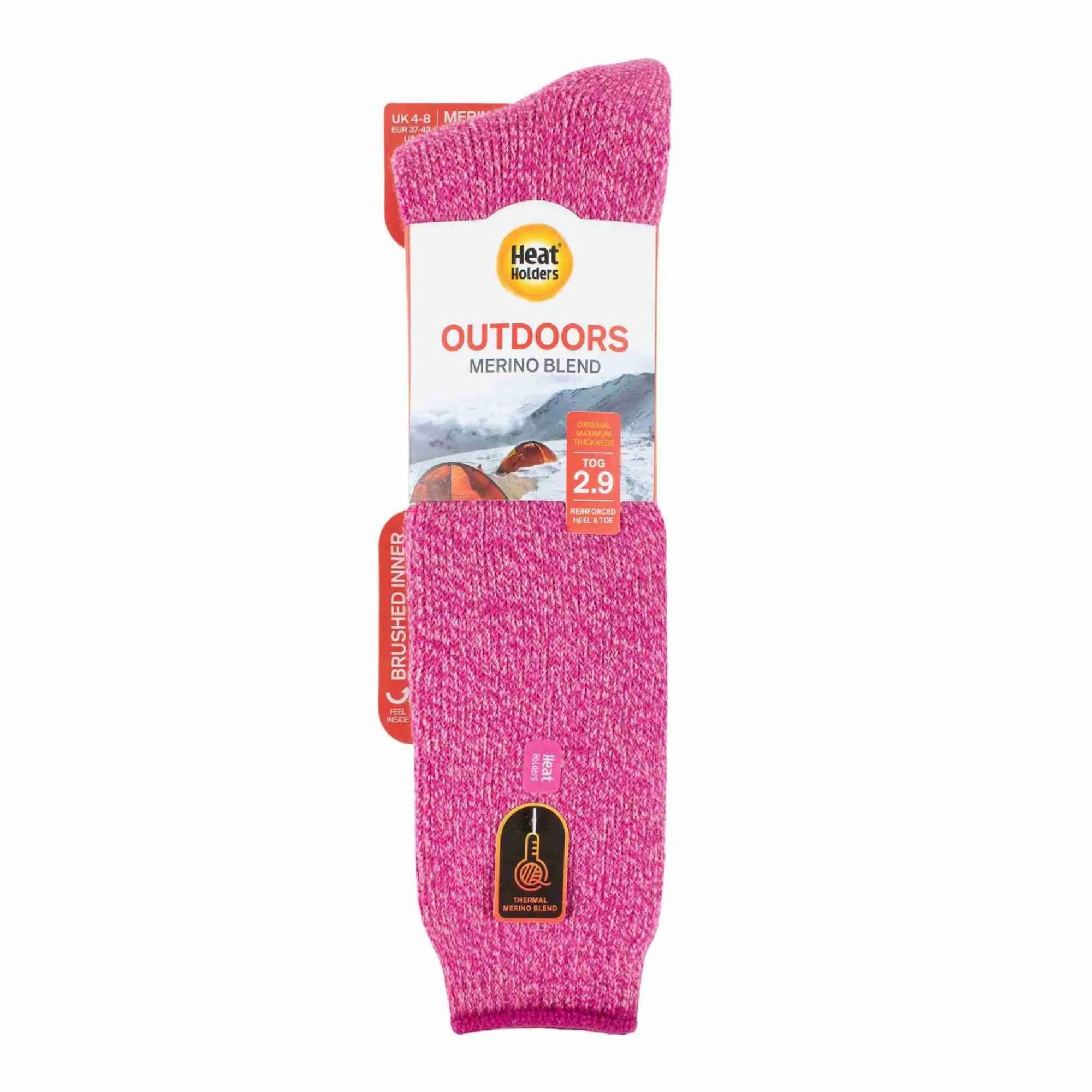 Ladies Outdoor Knee High Thermal Merino Wool Socks for Winter