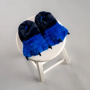 Lulabay boys monster faux fur slippers