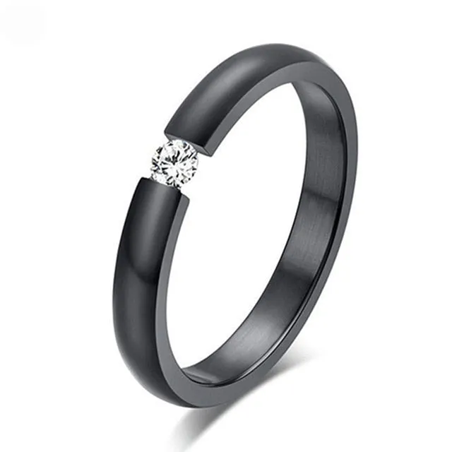 Luxuyr Zircon Gemstone Engagement Ring Women Wedding Jewelry