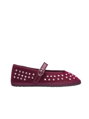 Mae Mary Jane in Burgundy