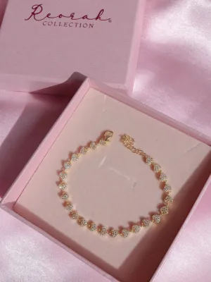 Magical Heart Chain 925 Silver Bracelet