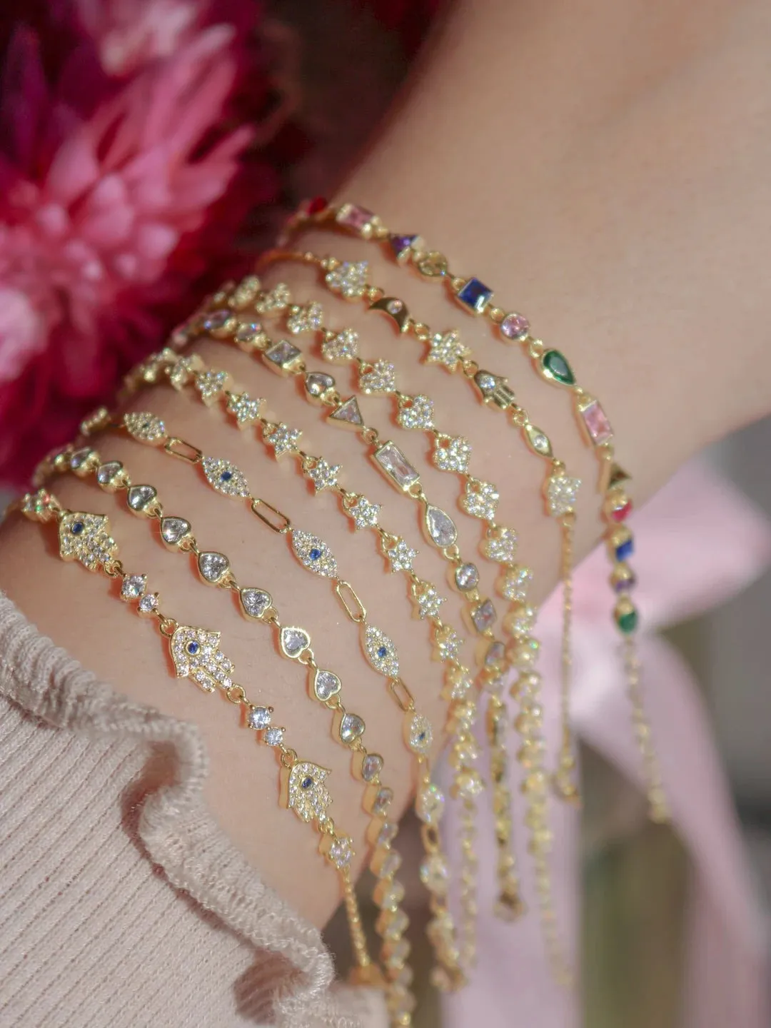 Magical Heart Chain 925 Silver Bracelet