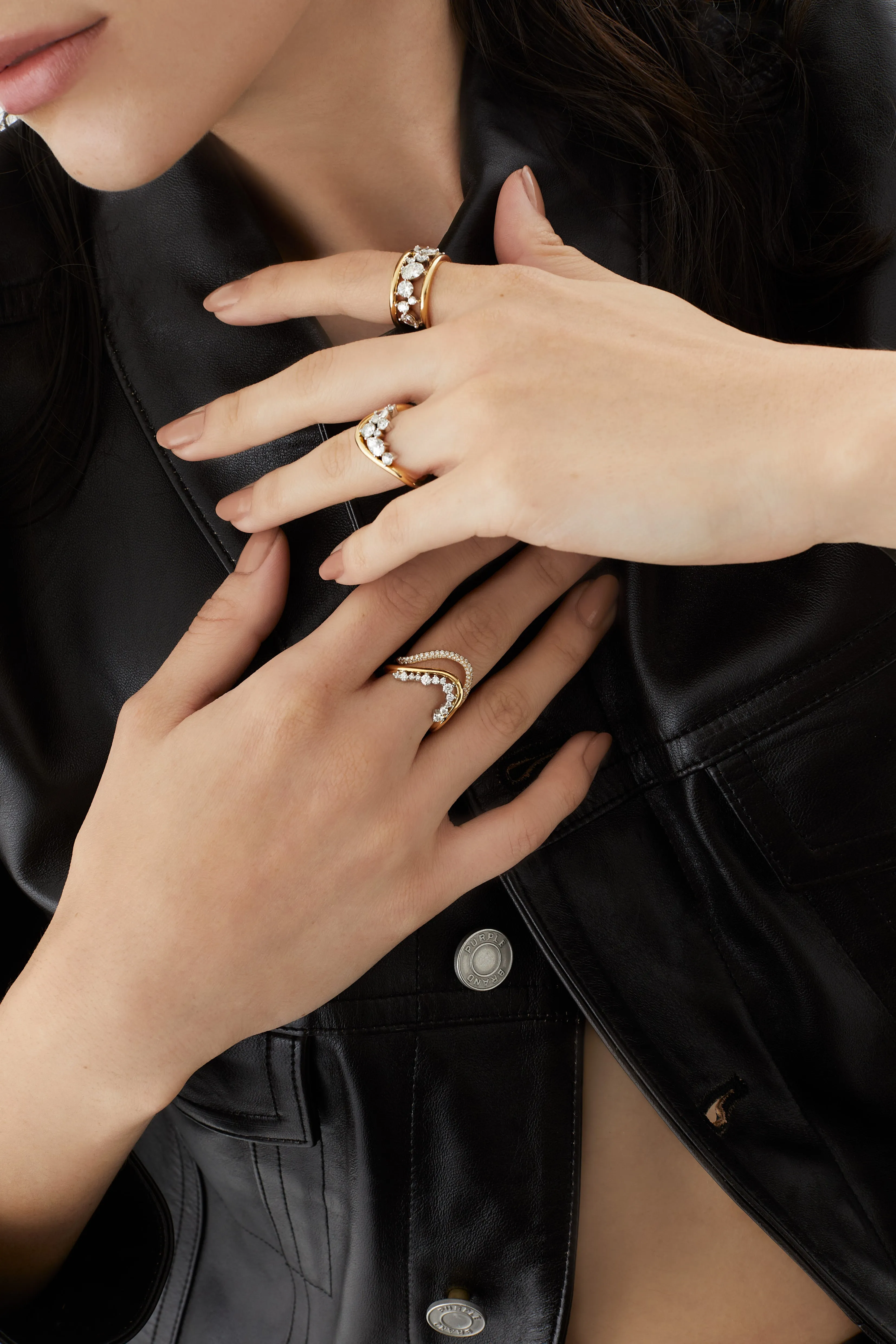 Mara Medium Curved Ring I