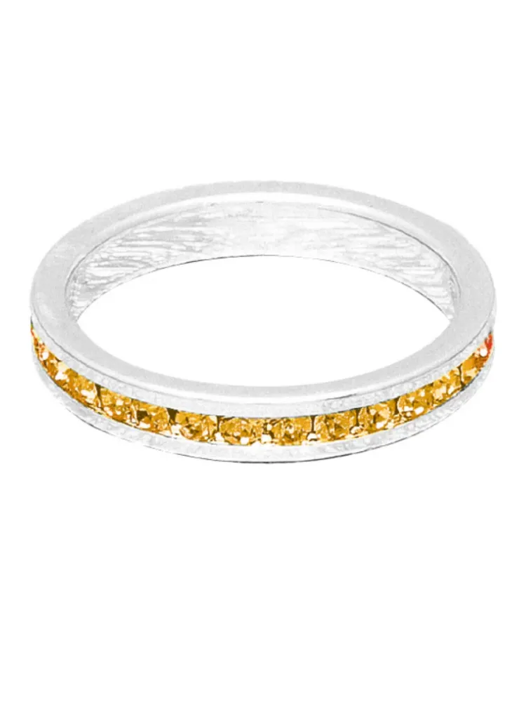 Maya J Birthstone Ring - Silver November