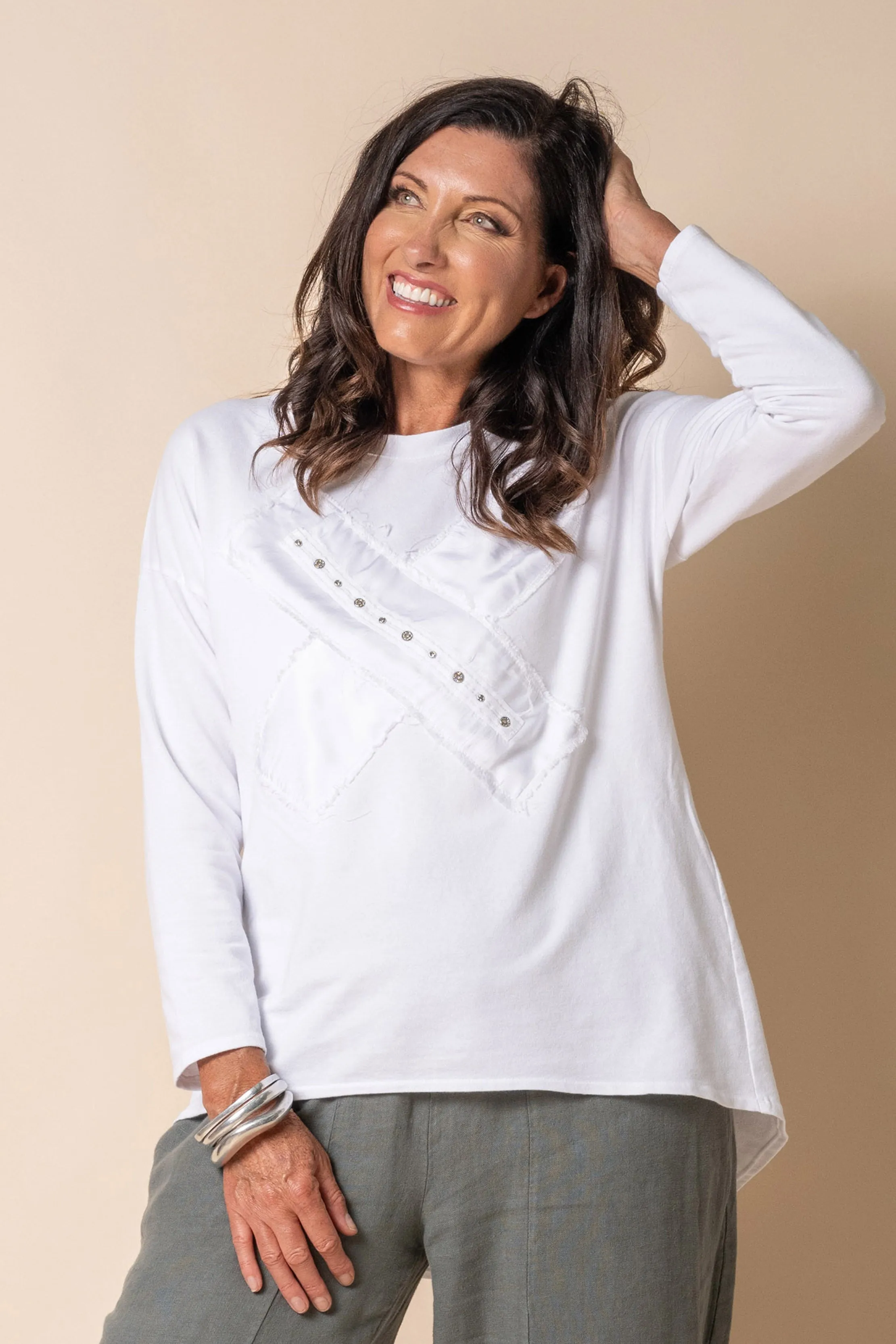 Mediana Top in White