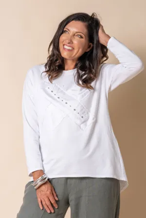 Mediana Top in White
