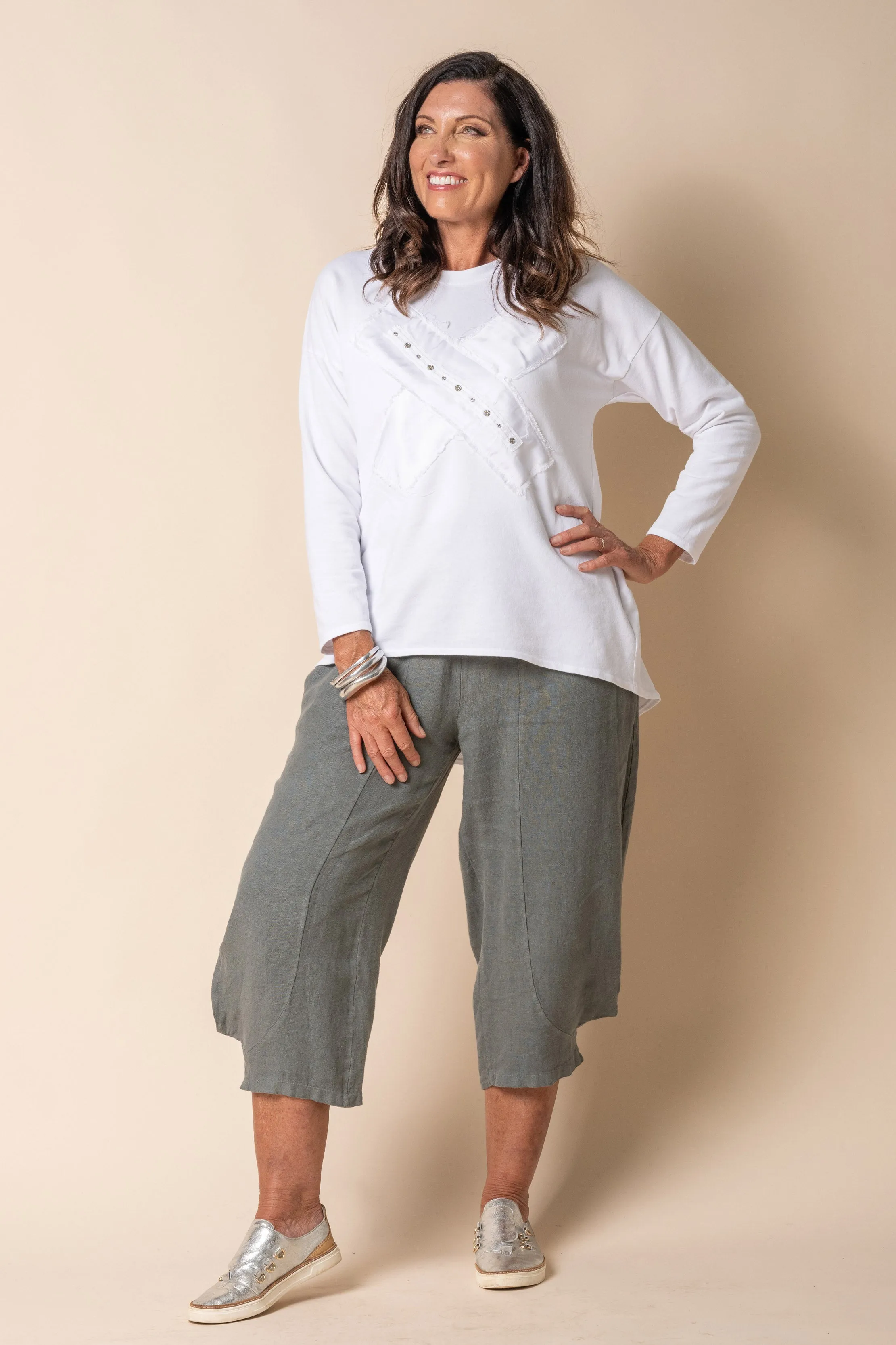 Mediana Top in White