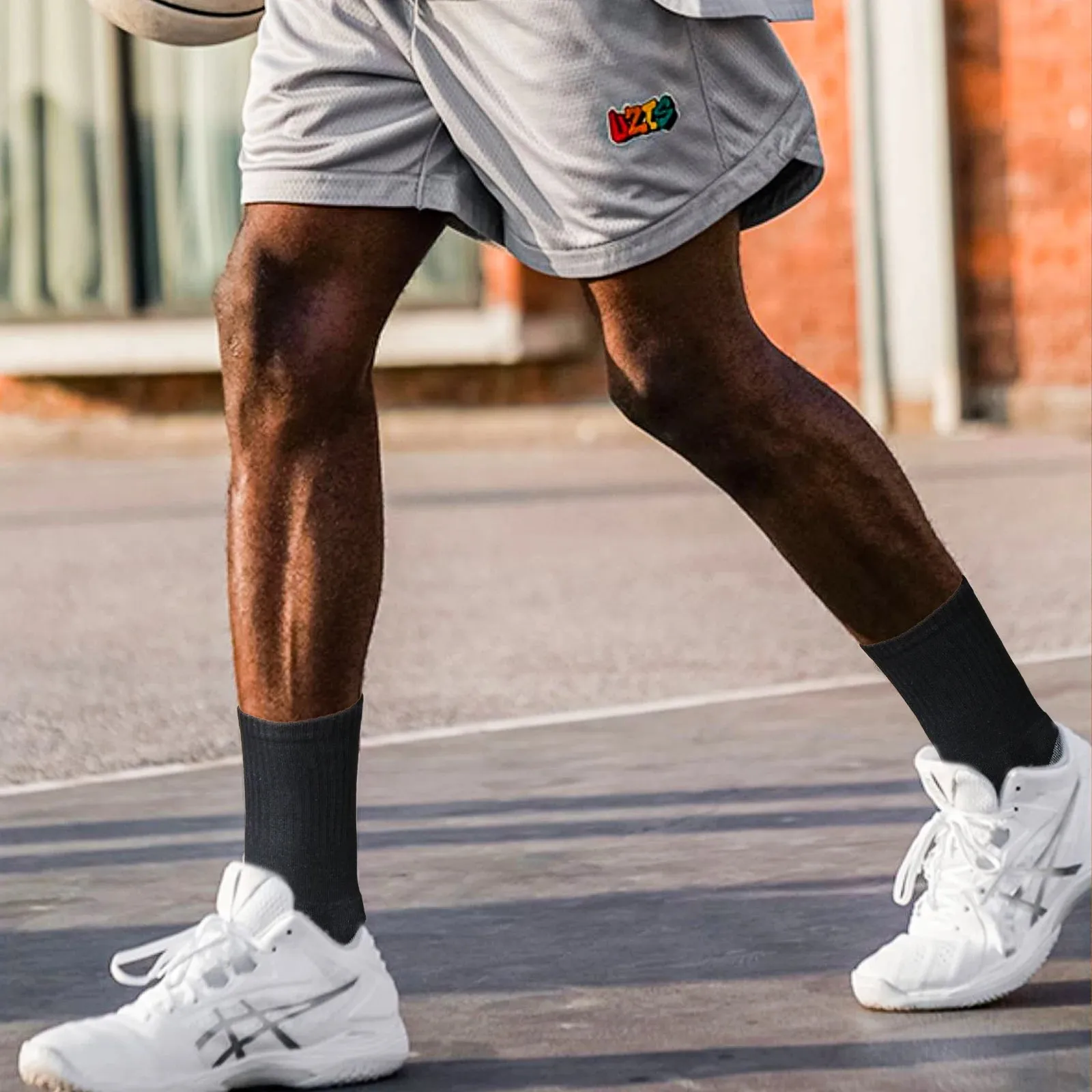 Men's Athletic Hiking Socks: Breathable, Moisture-Wicking, and Versatile for Casual and Work Wear