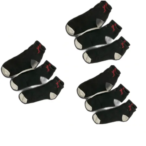 Men's Cotton Thermal Socks 9-Pack (Sizes 9-11, 10-13).