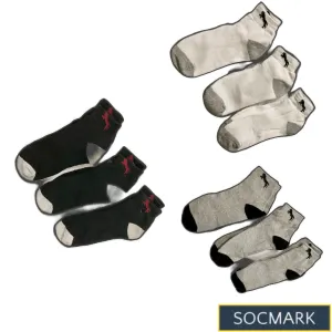 Men's Cotton Thermal Socks 9-Pack (Sizes 9-11, 10-13).
