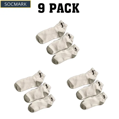 Men's Cotton Thermal Socks 9-Pack (Sizes 9-11, 10-13).