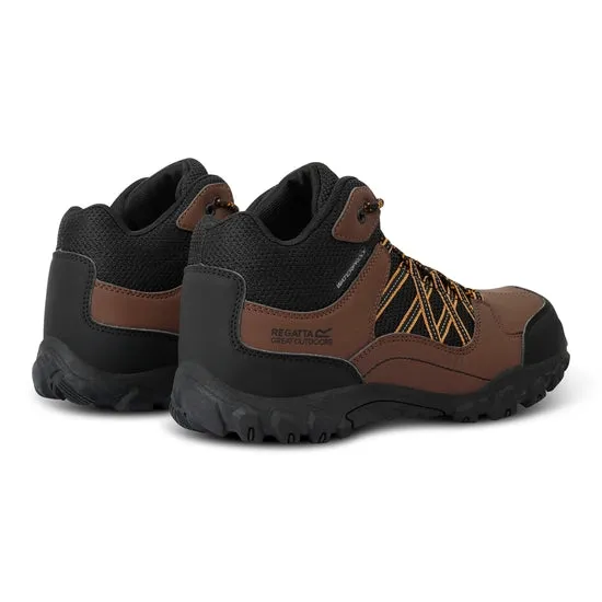Men's Edgepoint Waterproof Mid Walking Boots Chestnut Inca Gold