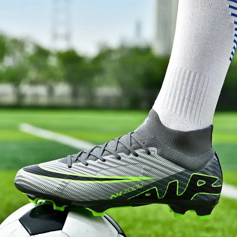 Men's Outdoor Grass Training Non-Slip Football Boots with Nail