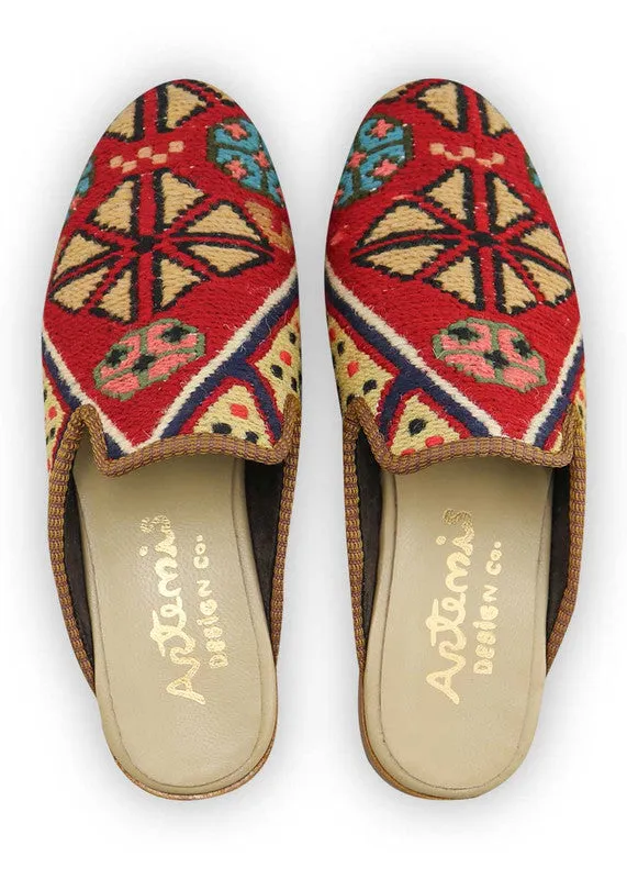 Men's Sumak Kilim Slippers - Size 10