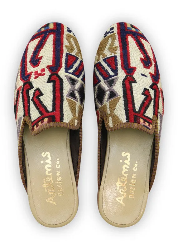 Men's Sumak Kilim Slippers - Size 10