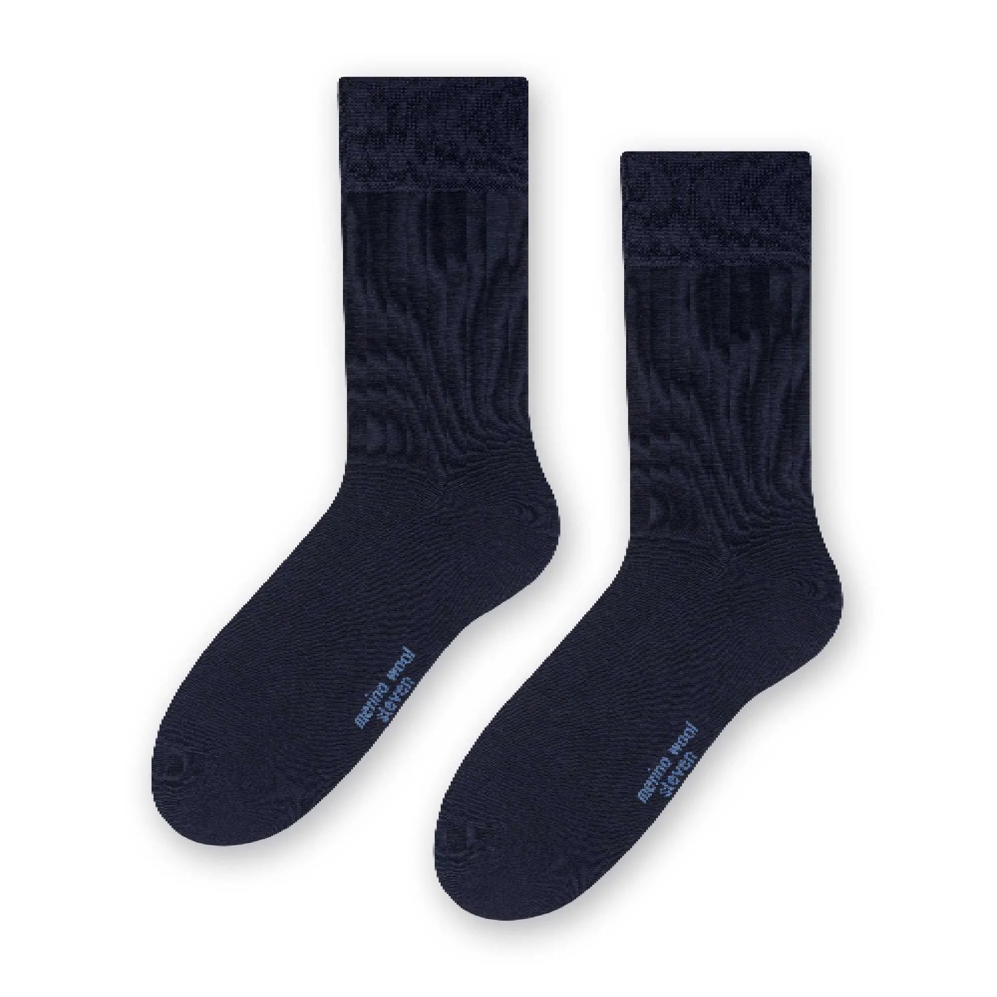 Mens Warm Soft Merino Wool Ribbed Dress Socks