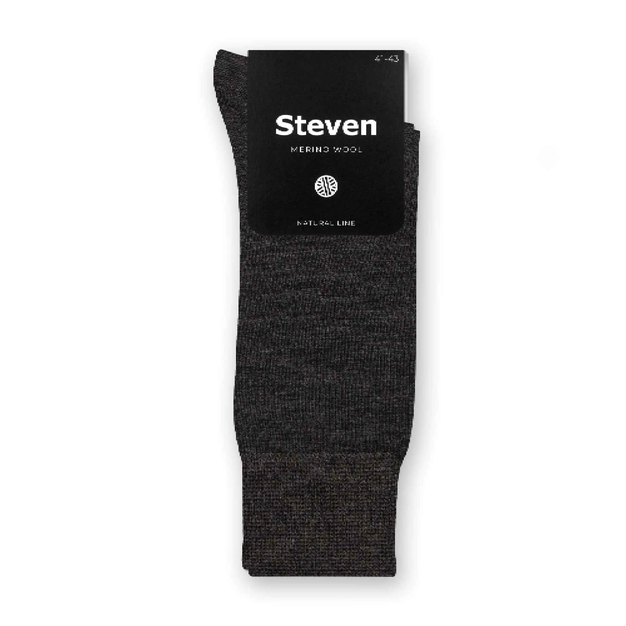 Mens Warm Soft Merino Wool Ribbed Dress Socks