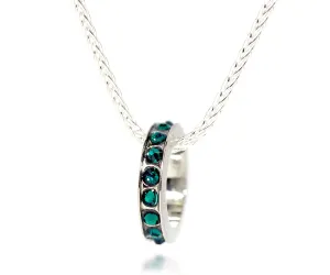 Mother's Interlocking 1 Birthstone Gold Necklace