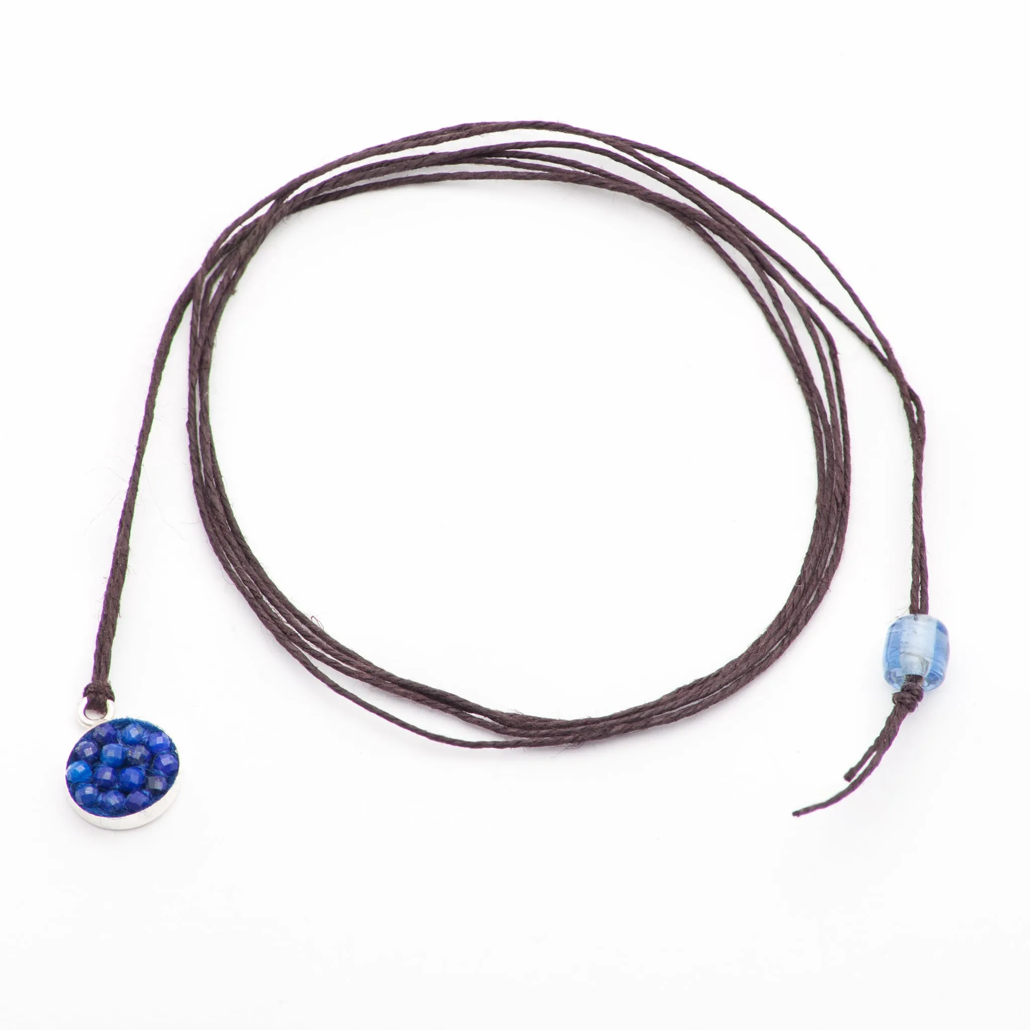 Moxie Blue Sapphire wrap bracelet/necklace