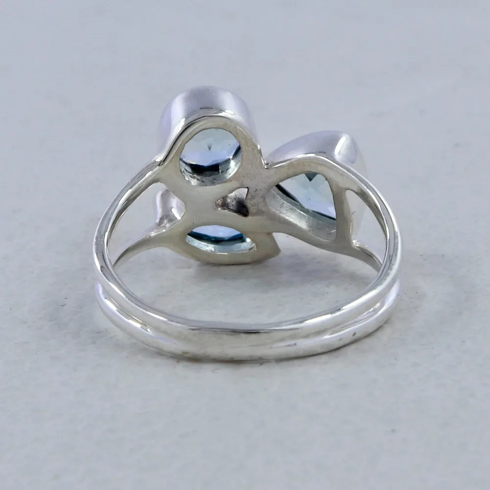 Natural Amethyst Gemstone Birthstone Ring