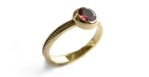 Neto - silhouette jewelry Tourmaline promise ring