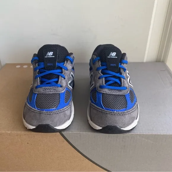 New Balance 990 Black/Blue Toddler Sneakers- SZ 6.5 C