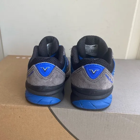 New Balance 990 Black/Blue Toddler Sneakers- SZ 6.5 C