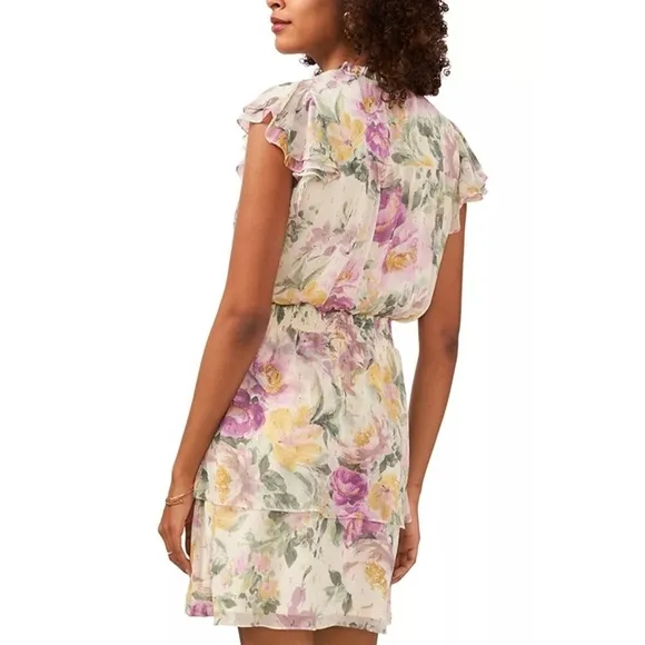 NWT MSK | Floral Blouson Mini Dress (MP)