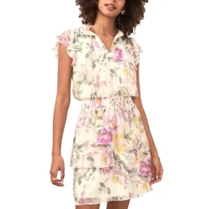 NWT MSK | Floral Blouson Mini Dress (MP)