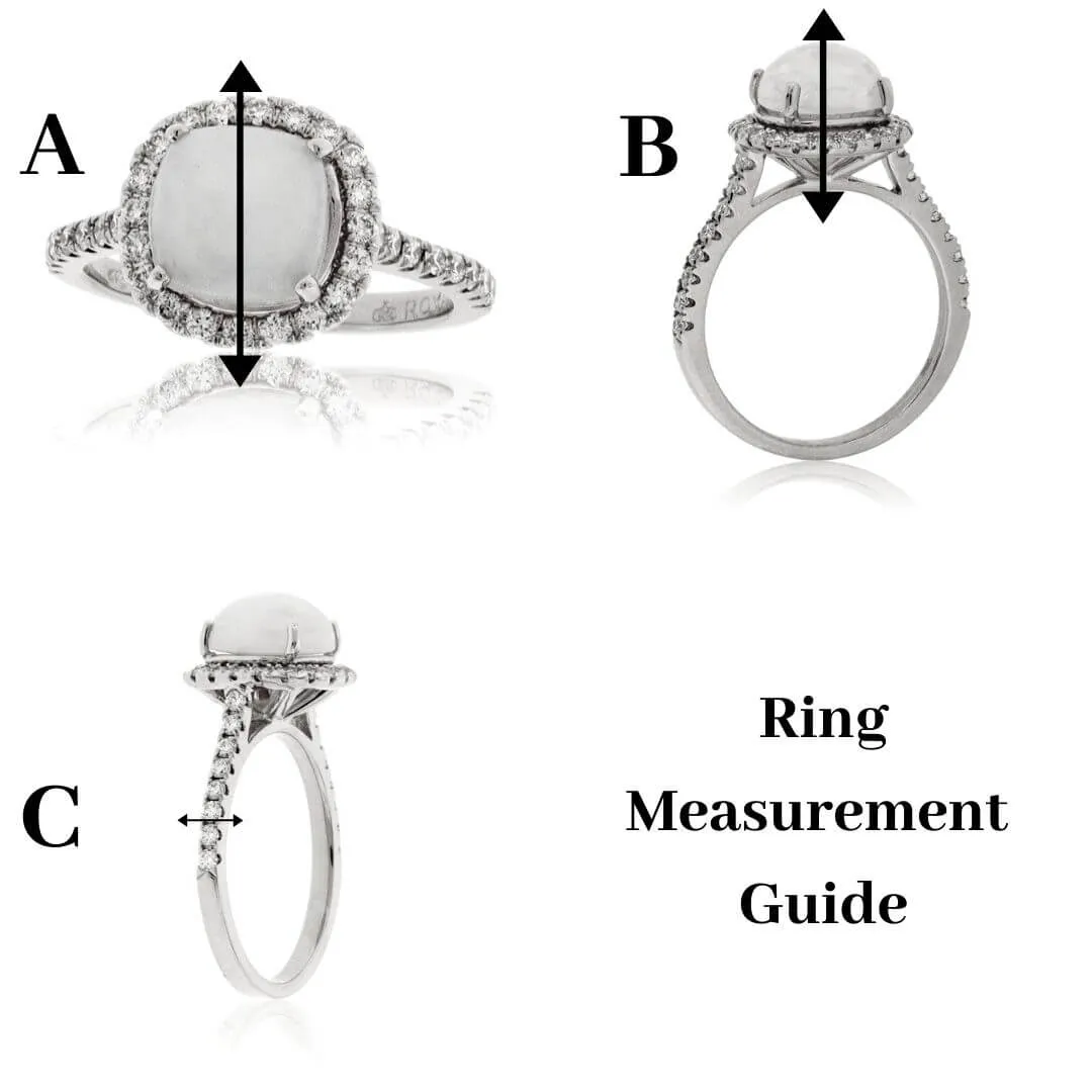 Oval Pink Sapphire with Diamond Accent Ring
