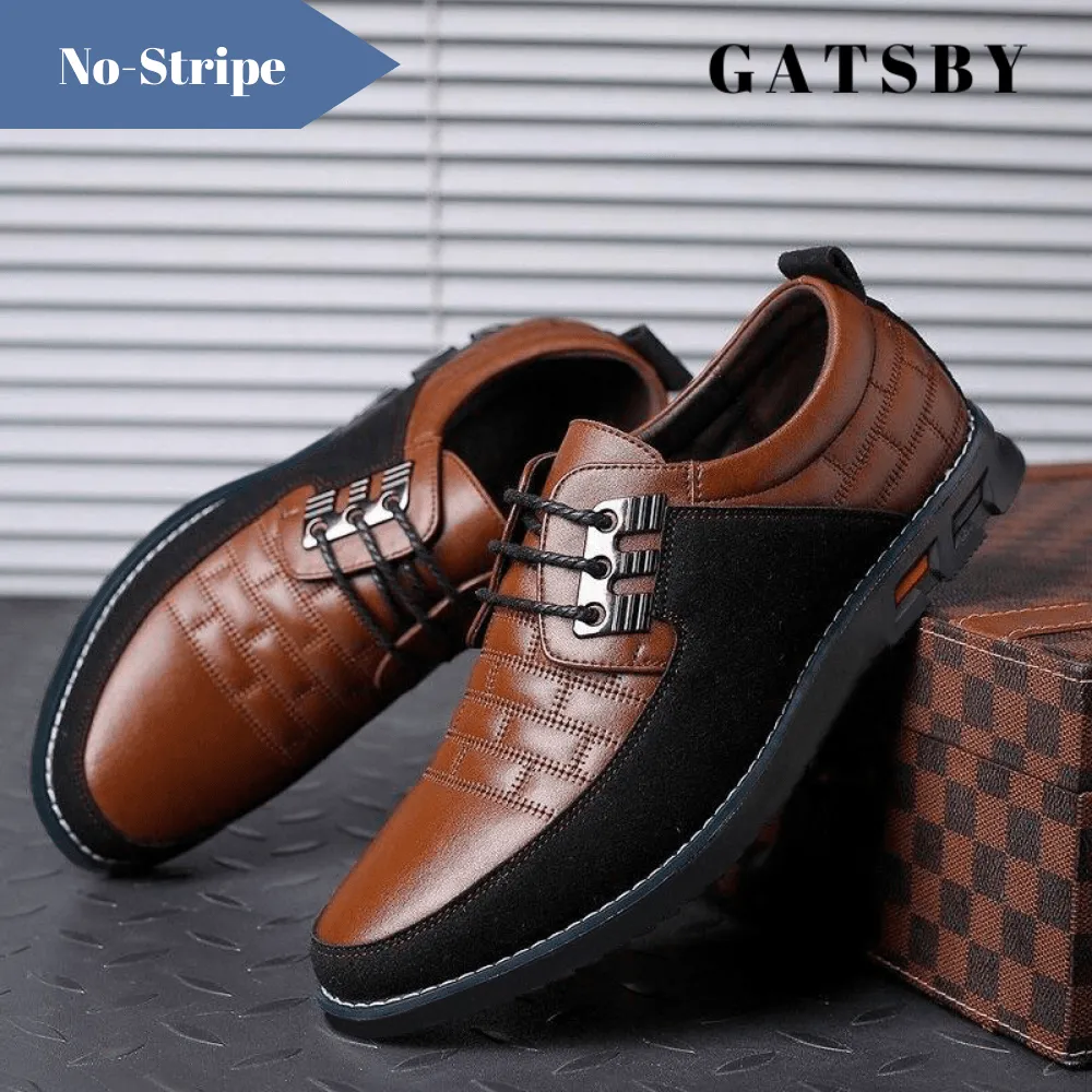 Oxford No-Stripe™ Orthopedic Leather Shoes