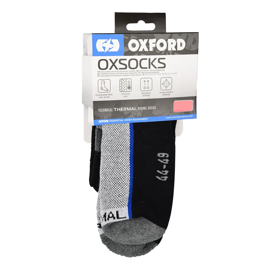 OXFORD THERMAL MOTORBIKE MOTORCYCLE REGULAR OXSOCKS WINTER WARM SOCKS