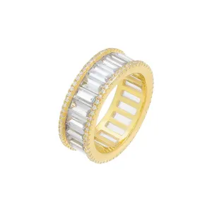 Pavé x Baguette Eternity Band