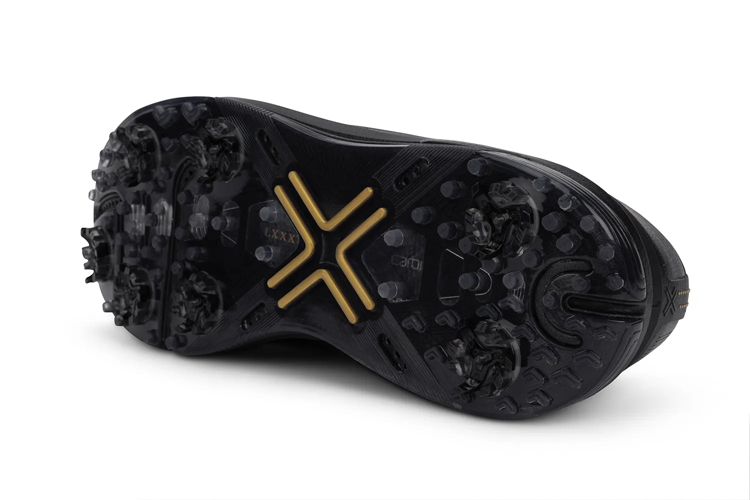 PAYNTR X-Eighty-Seven SC Spiked Golf Shoes- Black